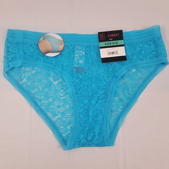 No Boundaries Women’s 3-Pack Stretch Floral Lace Cheeky Panties –Size Small - Picture 9 of 14